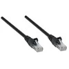 Intracom INTELLINET tinklo kabelis Cat5e U/UTP 5,0m Juodas RJ-45 Vyriškas / RJ-45 Vyriškas Paauksuoti kontaktai Polibag