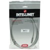 Intracom INTELLINET tinklo kabelis Cat5e U/UTP 5.0m 14ft. Pilki RJ-45 Vyriški / RJ-45 Vyriški Paauksuoti kontaktai.