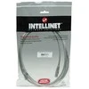 Intracom INTELLINET tinklo kabelis Cat5e U/UTP 5.0m 14ft. Pilki RJ-45 Vyriški / RJ-45 Vyriški Paauksuoti kontaktai.