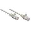 Intracom INTELLINET tinklo kabelis Cat6 U/UTP 10 m pilkas 33 pėd. RJ-45 Vyriški / RJ-45 Vyriški Paauksuoti kontaktai Polibag