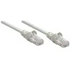 Intracom INTELLINET tinklo kabelis Cat6 U/UTP 10 m pilkas 33 pėd. RJ-45 Vyriški / RJ-45 Vyriški Paauksuoti kontaktai Polibag
