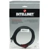 Intracom INTELLINET tinklo kabelis Cat5e U/UTP 5,0m Juodas RJ-45 Vyriškas / RJ-45 Vyriškas Paauksuoti kontaktai Polibag