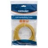 Intracom INTELLINET tinklo kabelis, Cat6, UTP RJ-45 kištukas / RJ-45 kištukas, 1,0 m, Geltona, 342346