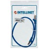 Mėlynas INTELLINET LSOH tinklo kabelis, Cat6, SFTP RJ45 vyriškas / RJ45 vyriškas, 0,5 m (1,5 pėdos), Mėlyna, 735216