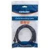 Intracom INTELLINET tinklo kabelis Cat6 U/UTP 1.0m 1.5ft. Juodas RJ-45 Vyriški / RJ-45 Vyriški Paauksuoti kontaktai Polibagė