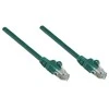 Intracom INTELLINET tinklo kabelis Cat6 U/UTP 1.5m Žalias 5ft. RJ-45 Vyriški / RJ-45 Vyriški Paauksuoti kontaktai Polibag