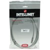 Intracom INTELLINET tinklo kabelis Cat5e U/UTP 15m 50ft. Pilki RJ-45 Vyriški / RJ-45 Vyriški Paauksuoti kontaktai.