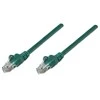 Intracom INTELLINET tinklo kabelis Cat6 U/UTP 1.5m Žalias 5ft. RJ-45 Vyriški / RJ-45 Vyriški Paauksuoti kontaktai Polibag