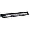 Intellinet 513487 Komutacinė panelė STP Cat5e 1U 24 prievadų RJ45, juoda