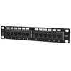 Intellinet tinklo sprendimai INTELLINET 10" Patchpanel 1HE 12-Port Cat6 UTP Juodas
