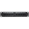 Intellinet tinklo sprendimai INTELLINET 10" Patchpanel 1HE 12-Port Cat6 UTP Juodas