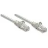 Intracom INTELLINET tinklo kabelis Cat6 U/UTP 20m 70ft. Pilki RJ-45 Vyriški / RJ-45 Vyriški Paauksuoti kontaktai Polimaišas