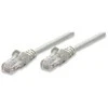 Intracom INTELLINET tinklo kabelis Cat6 U/UTP 20m 70ft. Pilki RJ-45 Vyriški / RJ-45 Vyriški Paauksuoti kontaktai Polimaišas
