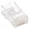 Intracom INTELLINET 100-Pack Cat5e RJ45 Kištukai UTP 2 šakų suvytam laidui 15 Mi auksiniu dengti kontaktai Tinka apvaliam kabeliui