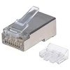 Intracom INTELLINET Cat6a RJ45 Moduliniai kištukai STP 3 šakų tvirtai ir suvytinei vielai 70 kištukų skaidriame stiklainyje
