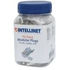 Intracom INTELLINET Cat6a RJ45 Moduliniai kištukai STP 3 šakų tvirtai ir suvytinei vielai 70 kištukų skaidriame stiklainyje