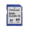 Atminties kortelė Intenso SDXC 64GB Class10 3411490