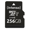 Atminties kortelė KORTELĖ ATMINTIES INTENSO Micro SDXC 256 GB