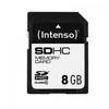 Atminties kortelė Intenso Intensyvus SDHC 8GB Class10 3411460