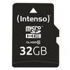 Atminties kortelė INTENSO 3413480 Intenso micro SD 32GB SDHC kortelė, 10 klasė