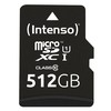 Atminties kortelė Intenso Micro SDXC UHS-I 512GB 3423493