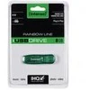 3P - KAINOS PRODUKTAI INTENSO USB atmintukas 8GB Žalias Raktų pakabukas LED Šviesa Medžiaga Skaidrus Plastikas Hi Speed USB 2.0 15 gramų
