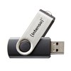 STICK 32GB USB 2.0 Intenso Basic Line juoda/sidabrinė
