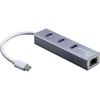 Inter tech HUB USB Argus Argus 1x RJ-45 + 3x USB-A 3.0 (88885472)