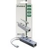 Inter tech HUB USB Argus Argus 1x RJ-45 + 3x USB-A 3.0 (88885472)