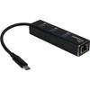 HUB USB Triton Inter-Tech ARGUS IT-410 USB 3.2 Gen 1 (3.1 Gen 1) Type-C Juodas