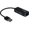 Adapteris USB3.0 > RJ45 Gigabit Lan 1000 MBit/s Inter-Tech Juodas