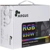 Maitinimo šaltinis INTER-TECH Argus RGB, 80PLUS Gold, 650W, Mažmeninė prekyba, 1x140 ventiliatorius, 1x20+4Pin, 4+4Pin,2xPCI-e 6+2Pin,3x4Pin (Molex), 6xSATA, 1xFDD, Kabelių valdymas (Rev.