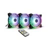 Inter Tech Ventiliatorius Argus RS- 07 RGB 3- pack + Hub (88885537)