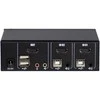 Inter-Tech KVM jungiklis AS-21HA HDMI, 2 prievadas, metalinis