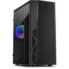 Inter-Tech B-02RGB žaidimų bokštas juodas