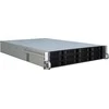 Serveris Inter-Tech 2U-2412, Rack, Server-case - juodas, 2 Hheneinheiten