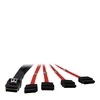 Inter-Tech FF 8087 – SATA x4, 1m, raudona (88885301)