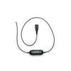 Jabra Smart Cord, QD iki RJ9, sklandus 0,8 metro