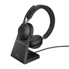 Jabra Evolve2 65 UC Stereo - Ausinės - with stand