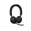 JABRA Evolve2 65 MS Stereo Ausinės on-ear Bluetooth belaidės USB-C noise isolating juodas Certified skirta Microsoft Teams