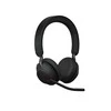 JABRA Evolve2 65 MS Stereo Ausinės on-ear Bluetooth belaidės USB-A noise isolating juodas su charging stand Certified skirta MS Te