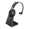 Ausinės Jabra Evolve2 65 USB-A UC Mono su Charging Stovas - Juodas