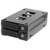 Aptel JOUJYE Backplane JJ-N-29SS15 fuer 2 SATA SAS I II III HDD/SSD 6,4cm/2,5Zoll bis 12Gbps Inklusive Einbauwinkel fuer 5,25Zoll Bay