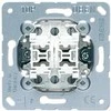 Dvigubas jungiklis be fiksacijos JUNG 539 U, 10A, 250V~
