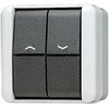 JUNG 839 VW - 1P - Juodas,Baltas - 250 V - 10 A