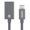 Kanex USB-C į USB3.0 adapteris – DuraBraid™ – Kosminė pilka – 8,25 colio / 21 cm