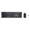 Klaviatūra Kensington Pro Fit flaches cableloses Desktop-Set - juodas