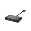 Leitz Kensington K39121WW sąsajos šakotuvas USB 3.2 Gen 1 (3.1 Gen 1) Type-A 5000 Mbit/ai Juoda