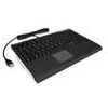 Icy Box KeySonic Mini klaviatūra, smart touchpad, USB 2.0, Juodas