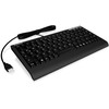 Icy Box KeySonic Mini klaviatūra, PS/2, USB 2.0, Juodas